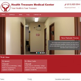 Medical centre website upgrade